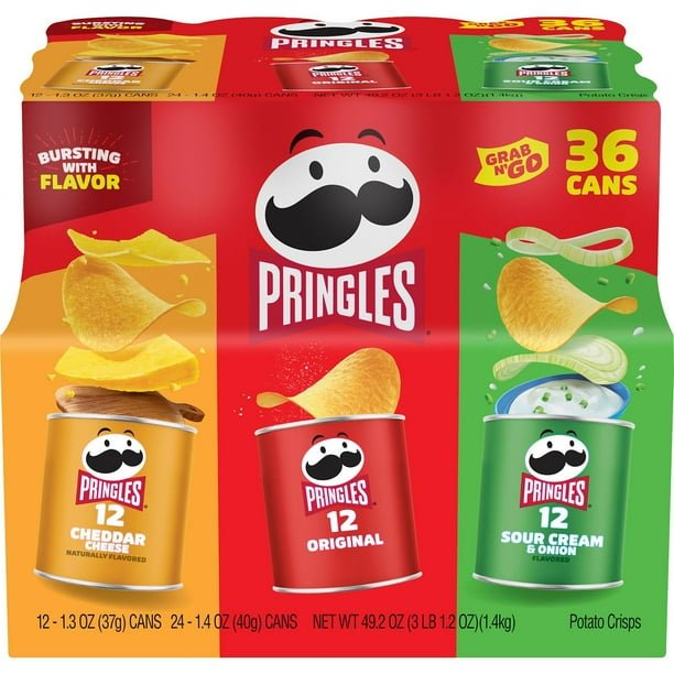 2025/10/1000083786.jpg Pringles Grab N’ Go Variety Pack Chips, 36 pk - Image 1