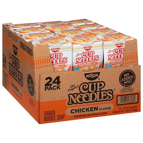 2025/10/1000085112.jpg Nissin Cup Noodles, Chicken Flavor 2.25 oz., 24 ct. - Image 1
