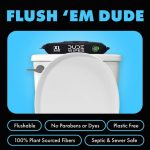 DUDE WIPES XL Flushable Wipes, Fragrance Free, 8 ct., 400 wipes - Image 5