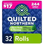 Quilted Northern Ultra Soft & Strong 2-Ply Toilet Paper 32 rolls, 244 sheets/roll