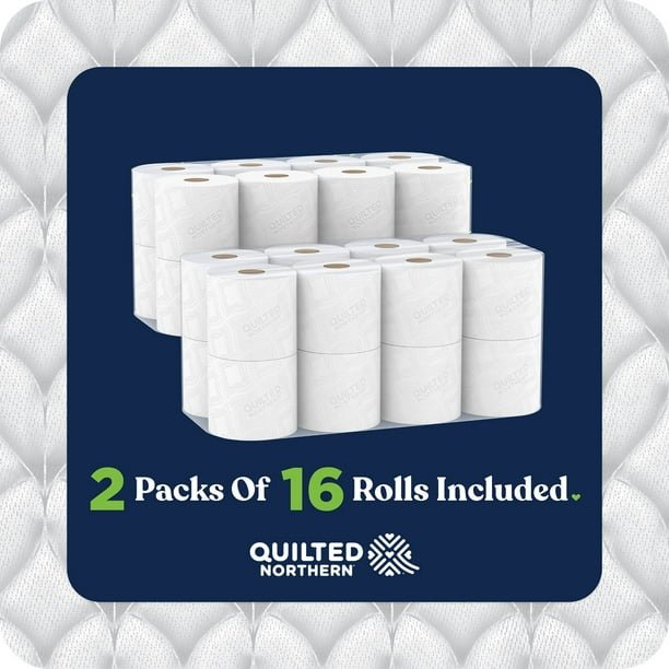 2025/10/1000085534.jpg Quilted Northern Ultra Soft & Strong 2-Ply Toilet Paper 32 rolls, 244 sheets/roll - Image 2