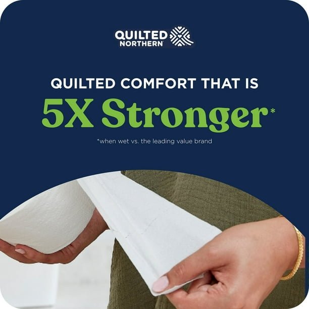 2025/10/1000085536.jpg Quilted Northern Ultra Soft & Strong 2-Ply Toilet Paper 32 rolls, 244 sheets/roll - Image 3