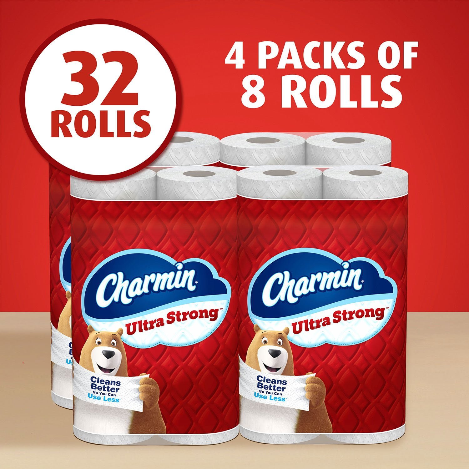 2025/10/1000085551.jpg Charmin
Charmin Ultra Strong 2-Ply Toilet Paper 32 rolls, 231 sheets/roll - Image 4