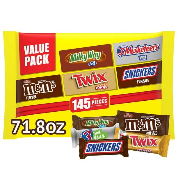 2025/10/1000087571.jpg Mars Milk Chocolate Variety Pack Candy, 145 pcs. - Image 1