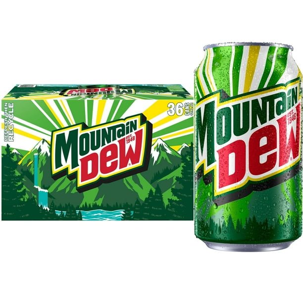 2025/10/1000087705.jpg Mountain Dew 12 fl. oz. cans, 36 pk - Image 1