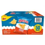 Ruffles Cheddar & Sour Cream Potato Chips, 1 oz., 50 pk