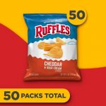 Ruffles Cheddar & Sour Cream Potato Chips, 1 oz., 50 pk - Image 2