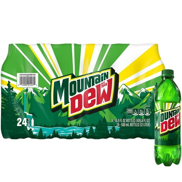 2025/10/1000087714.jpg Mountain Dew Soda 16.9 fl. oz., 24 pk. - Image 1
