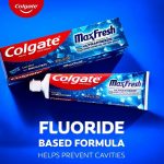 Colgate MaxFresh Toothpaste with Mini Breath Strips, Cool Mint, 7.3 oz., 5 pk - Image 2