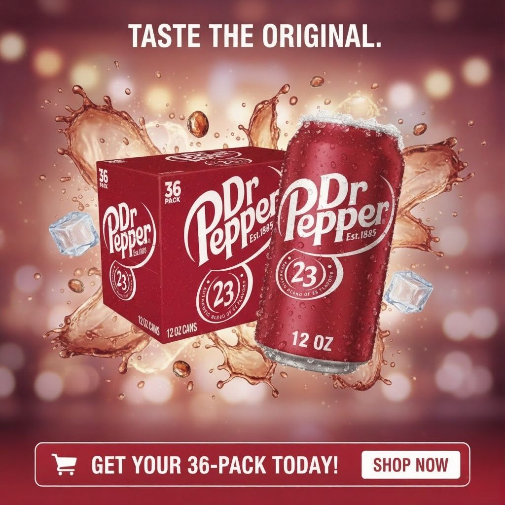 unnamed (41)-90af8a1a-9af0-4f66-9d02-be3f39761ce0 Dr Pepper Soda 12 fl. oz. cans, 36 pk. - Image 2