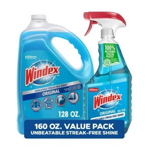 Windex Original Glass Cleaner (1 Spray Bottle + 128 fl oz Refill) – Bulk Cleaning Set with Delivery in Northeast Arkansas & Memphis