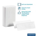 Marathon Multifold 1-Ply White Paper Towels (16 Packs, 250 Towels per Pack) - Image 2