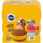 Pedigree Chopped Ground Dinner Wet Dog Food Variety Pack (36 Cans, 13.2 oz Each)