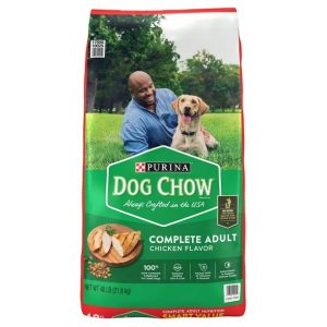 Purina Dog Chow Complete Adult Dry Dog Food, Chicken Flavor (48 lb Bag)