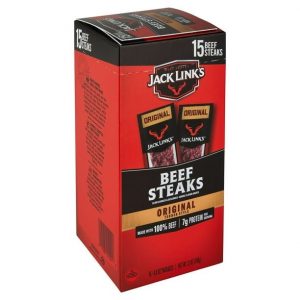 Jack Link’s Original Tender Style Beef Steak – 15 Pack Bulk Box