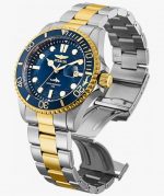 Invicta Men's Pro Diver Quartz Watch 43mm Blue Dial Two-Tone Stainless Steel Bracelet – 100M Water Resistant - Image 6