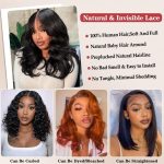 Devonia 14" Body Wave Bob Wig 13x4 HD Lace Front Human Hair (180% Density) - Image 7