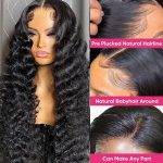 22" Deep Wave Lace Front Wig – 13x4 HD Lace, 180% Density, Glueless Human Hair - Image 7