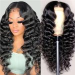 22" Deep Wave Lace Front Wig – 13x4 HD Lace, 180% Density, Glueless Human Hair
