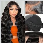 24" Body Wave 5x5 Glueless Human Hair Wig – Pre-Plucked, Pre-Cut, 180% Density - Image 2