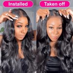 24" Body Wave 5x5 Glueless Human Hair Wig – Pre-Plucked, Pre-Cut, 180% Density - Image 5