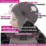 Blue Green Lace Front Wig  Long Loose Waves, Pre-Plucked, Glueless 13x4, Baby Hair - Image 5