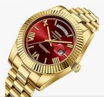 NIBOSI Men's Business Quartz Watch with Day & Date - Image 2