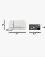 Women’s Vegan Leather Clutch & Crossbody Wristlet Bag - Image 7