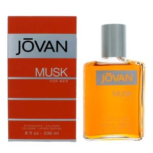 Coty Jovan Musk Cologne 8 oz After Shave for Men – Classic Musk Long Lasting Fragrance