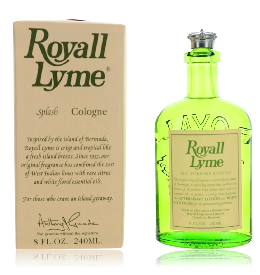2026/04/1000143996.jpg Royall Lyme 8 oz All Purpose Lotion for Men – Classic Lime Cologne & Aftershave - Image 1