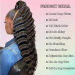 30" HD Lace Front Wig – Glueless Loose Deep Wave, Natural Black - Image 7