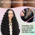 30" HD Lace Front Wig – Glueless Loose Deep Wave, Natural Black - Image 3