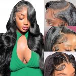 ​26" HD Lace Front Human Hair Wig – 13x6 Body Wave (180% Density)