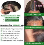 ​26" HD Lace Front Human Hair Wig – 13x6 Body Wave (180% Density) - Image 8