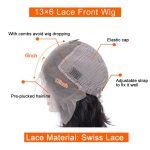 13x6 Lace Frontal Wig – 180% Density HD Body Wave Human Hair - Image 4