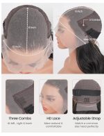 Kinky Straight Wig – 13x6 HD Glueless Lace Front (22 Inch) - Image 6