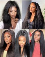 Kinky Straight Wig – 13x6 HD Glueless Lace Front (22 Inch) - Image 2